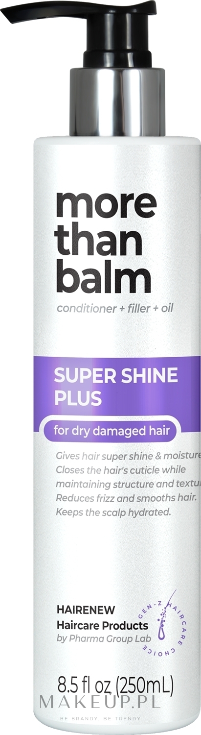 Balsam do włosów 100% lustrzany połysk - Hairenew Super Shine Plus Balm Hair — Zdjęcie 250 ml