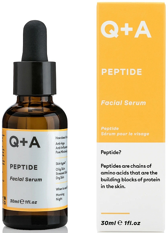 Peptydowe serum do twarzy - Q+A Peptide Facial Serum — Zdjęcie N2