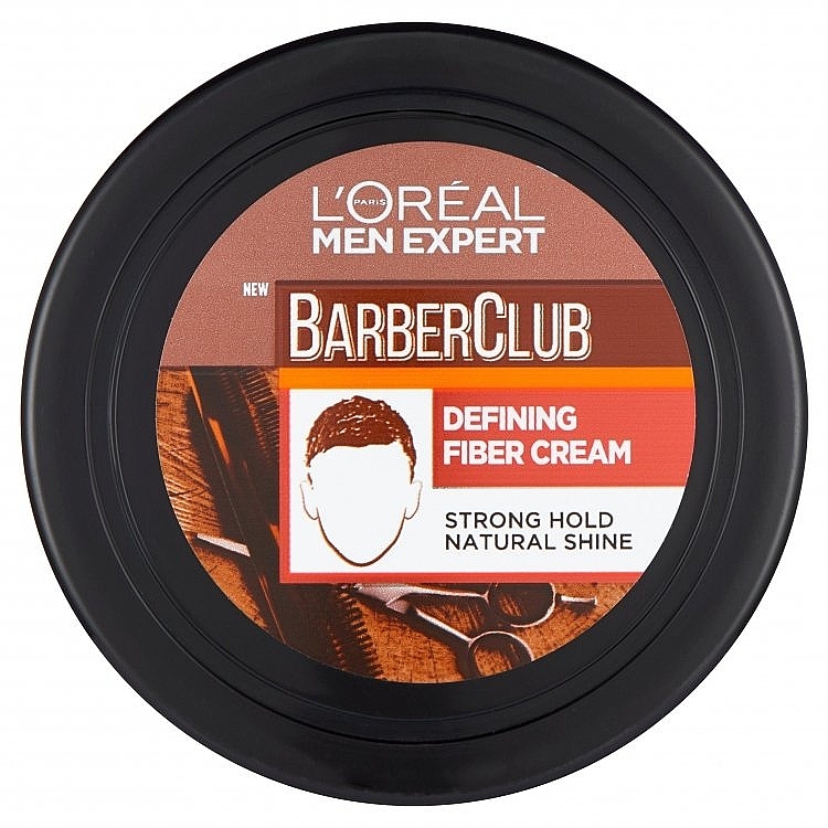 Utrwalający krem ​​do włosów - L'Oreal Paris Men Expert Barber Club Defining Fiber Cream — Zdjęcie N2
