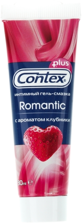 Żel-lubrykant o zapachu truskawek - Contex Romantic Gel