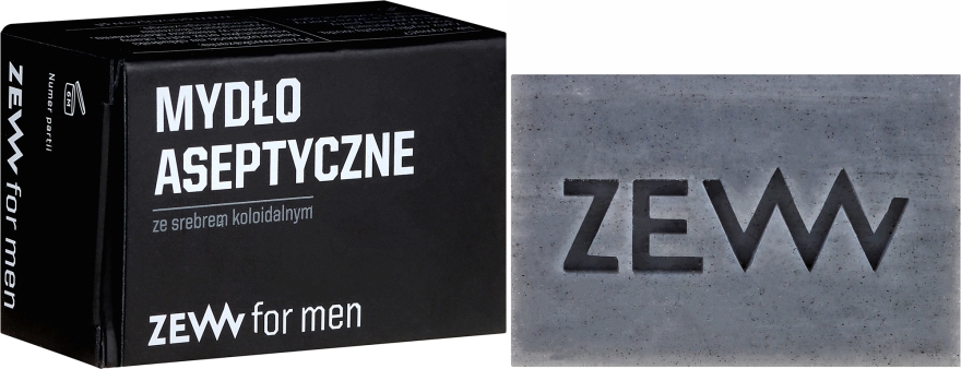 Mydło aseptyczne ze srebrem koloidalnym dla mężczyzn - Zew Aseptic Colloidal Silver Soap — Zdjęcie N1