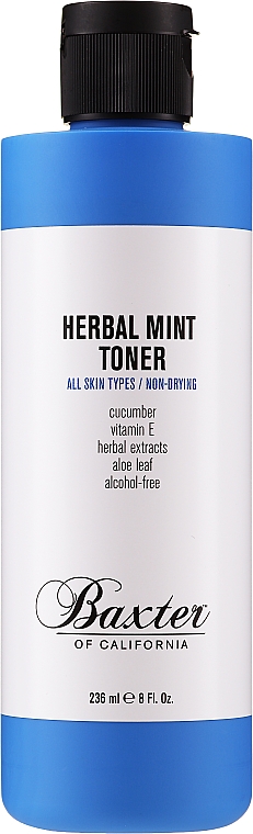 Rozjaśniająco-nawilżający tonik do twarzy - Baxter of California Herbal Mint Toner — Zdjęcie N1
