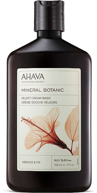Krem pod prysznic Hibiskus i figi - Ahava Mineral Botanic Velvet Cream Wash Hibiscus & Fig — Zdjęcie N2