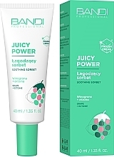 Kojący sorbet do twarzy - Bandi Professional Juicy Power Soothing Sorbet Grape + Ectoine — Zdjęcie N1