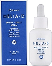Serum do twarzy z efektem botoksu - Helia-D Hydramax Botox Effect Serum — Zdjęcie N2