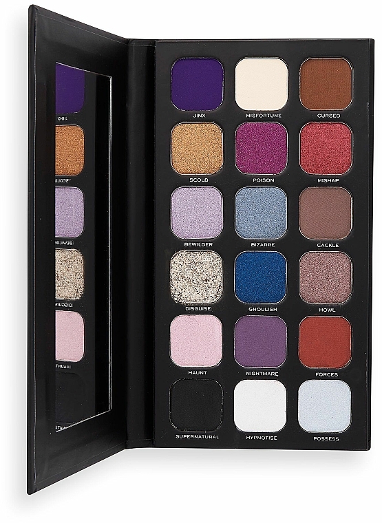 Paleta cieni do powiek - I Heart Revolution Book Of Spells Eyeshadow Palette Curses And Hexes — Zdjęcie N3