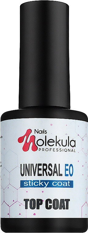 Top coat do paznokci z lepką warstwą - Nails Molekula Top Coat Universal Eo — Zdjęcie N1