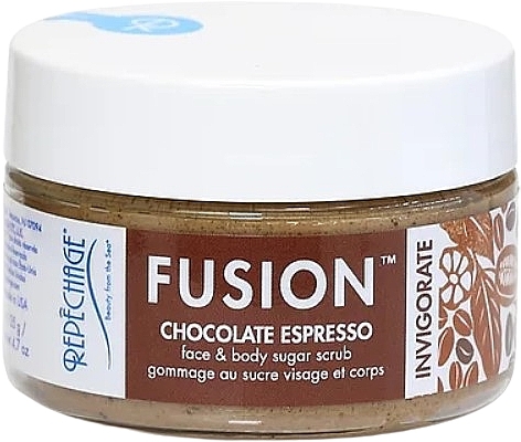 Peeling do twarzy i ciała Czekoladowe espresso - Repechage Fusion Chocolate Espresso Face & Body Sugar Scrub — Zdjęcie N1