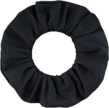 Czarna gumka do włosów Knit Classic - MAKEUP — Zdjęcie N2