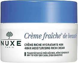 Kup Bogaty krem nawilżająco-kojący do twarzy - Nuxe Crème Fraîche de Beauté Enrichie Soothing And Moisturizing Rich Cream