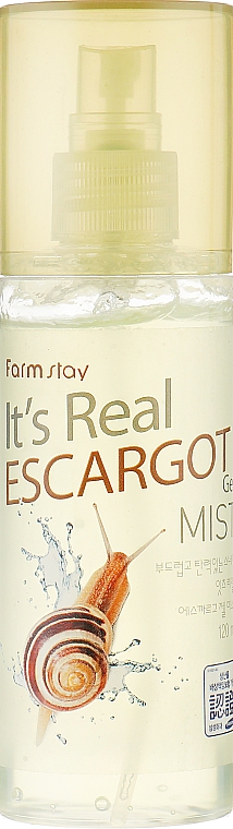 Żelowa mgiełka do twarzy z mucyną ślimaka - FarmStay It's Real Escargot Gel Mist