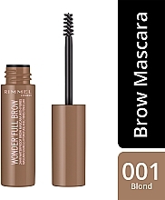 Wodoodporny tusz do brwi - Rimmel Wonder’full Brow 24HR Waterproof Brow Mascara With Fibres — Zdjęcie N2