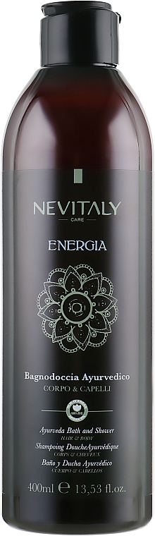Ajurwedyjski środek myjący do ciała, twarzy i włosów - Nevitaly Energia Ayurveda Bath&Shower