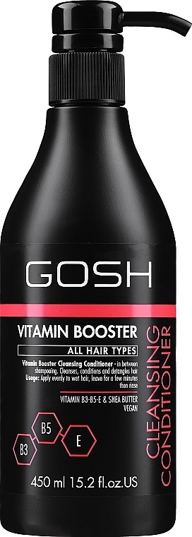 Odżywka oczyszczająca do włosów - Gosh Copenhagen Vitamin Booster Cleansing Conditioner — Zdjęcie N3