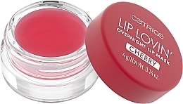 Maska do ust - Catrice Lip Lovin' Overnight Lip Mask Cherry Pop — Zdjęcie N1