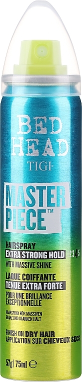 Lakier do włosów nadający połysk - Tigi Bed Head Masterpiece Hairspray Extra Strong Hold Level 4 — Zdjęcie N2