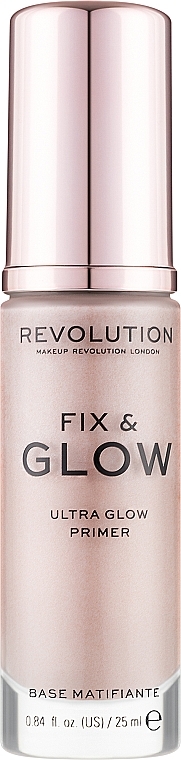 Rozświetlająca baza pod makijaż - Makeup Revolution Fix & Glow Primer — Zdjęcie N1