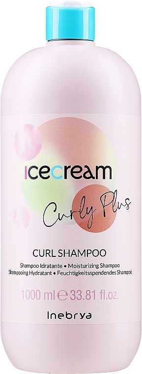 Szampon do włosów kręconych - Inebrya Ice Cream Curly Plus Curl Shampoo — Zdjęcie N3