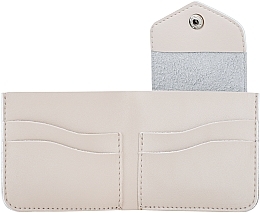 Beżowy portfel w pudełku prezentowym „Classy” - MAKEUP Bi-Fold Wallet Beige — Zdjęcie N3
