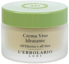 Krem nawilżający do twarzy Kocanki i aloes - L'Erbolario Crema Viso Idratante all'Elicriso e all' Aloe — Zdjęcie N2