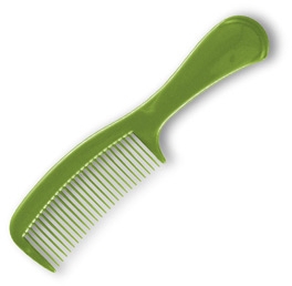 Grzebień do włosów 60304, zielony - Top Choice — фото N2