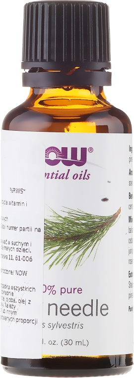 Olejek eteryczny Sosna - Now Foods Pine Needle Essential Oils — Zdjęcie N1