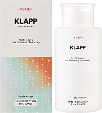 Tonik z BHA do skóry tłustej i mieszanej - Klapp Multi Level Performance Purify Skin Perfection BHA Toner — Zdjęcie N2