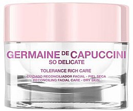 Kup Kojący krem do twarzy do skóry suchej i wrażliwej - Germaine de Capuccini So Delicate Tolerance Rich Care Cream