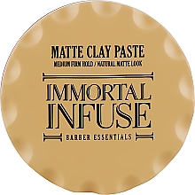 Kup Matująca pasta do stylizacji włosów - Immortal Infuse Matte Clay Paste