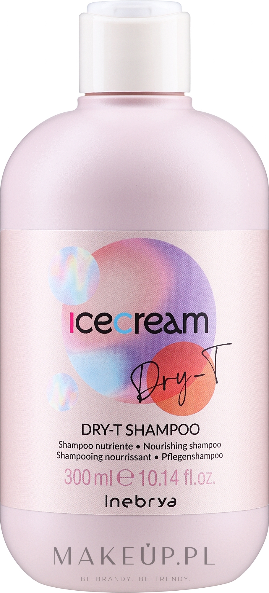 Odżywczy szampon do włosów suchych i zniszczonych - Inebrya Ice Cream Dry-T Shampoo — Zdjęcie 300 ml