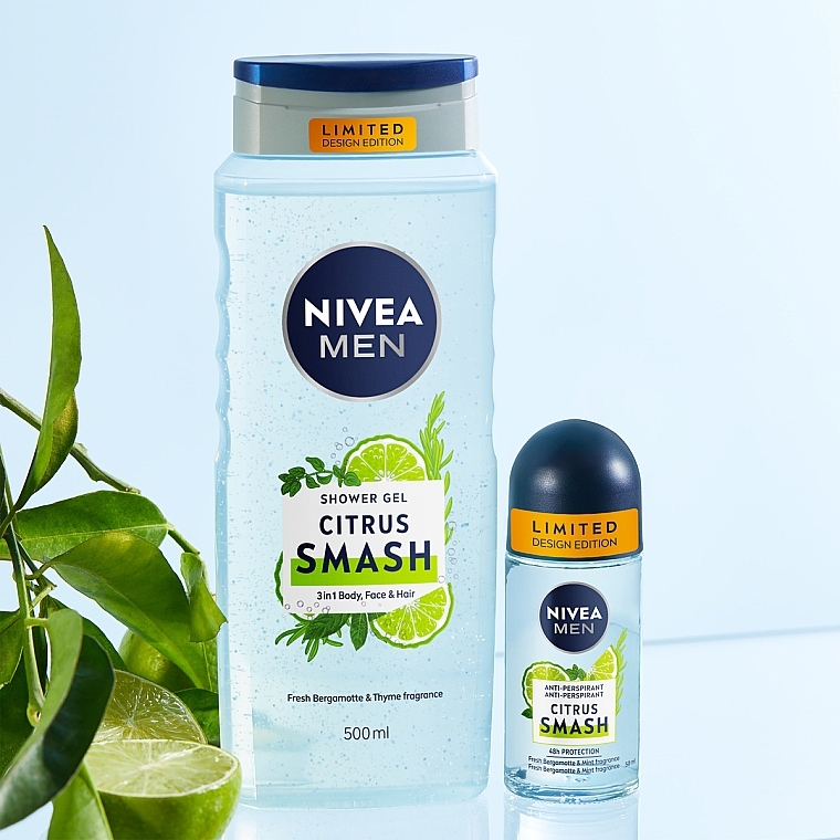 Żel pod prysznic - NIVEA MEN Citrus Smash Shower Gel — Zdjęcie N6