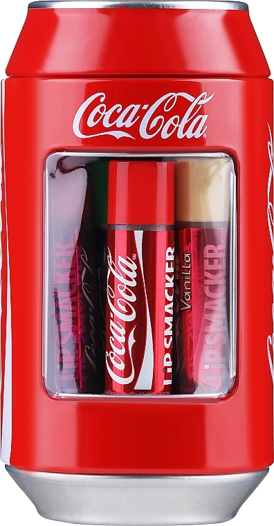 Zestaw balsamów do ust w puszce - Lip Smacker Coca-Cola (lip/balm/6x4g) — Zdjęcie N1