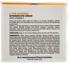 Intensywny krem nawilżający do twarzy - Holy Land Cosmetics C the Success Intensive Eye Cream With Vitamin  — Zdjęcie N2