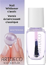 Wybielacz do paznokci - Artdeco Nail Whitener Classic — Zdjęcie N2