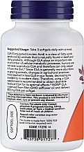 Sprzężony kwas linolowy w płynie - Now Foods CLA — Zdjęcie N2