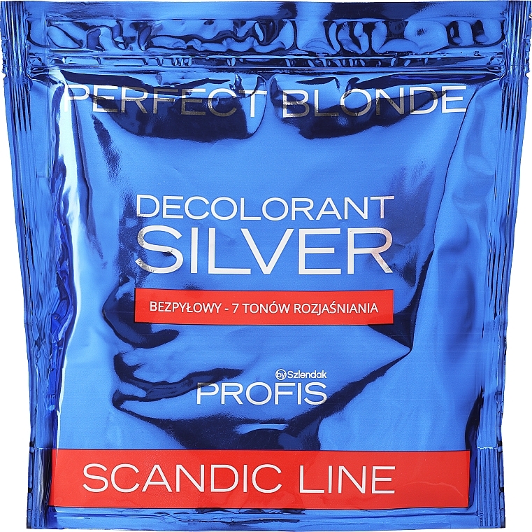 Bezpyłowy rozjaśniacz do włosów - Scandic Scandic Line Decolorant Silver  — Zdjęcie N1