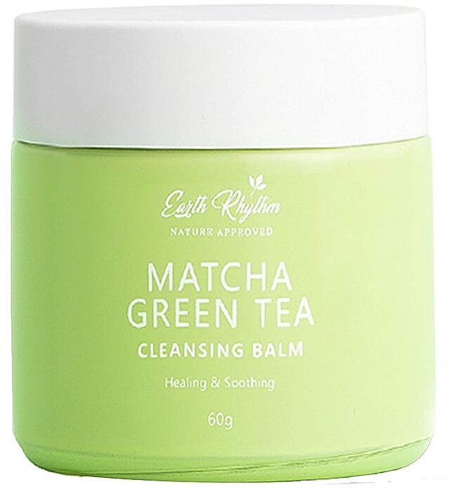 Antybakteryjny balsam do mycia twarzy Matcha i zielona herbata - Earth Rhythm Matcha Green Tea Cleansing Balm — Zdjęcie N4