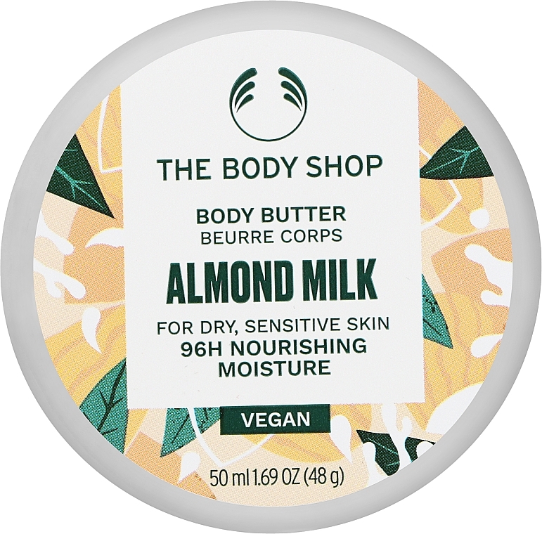 Masło do ciała Mleko migdałowe - The Body Shop Almond Milk Vegan Body Butter — Zdjęcie N1