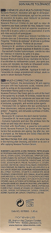 Multifunkcyjny krem do twarzy - Noreva Laboratoires Noveane Premium Multi-Corrective Day Cream — Zdjęcie N3