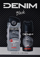 Kup Denim Black - Zestaw (sh/gel 250 ml + deo/spray 150 ml)