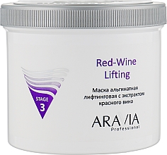 Kup Alginatowa maska ​​liftingująca z ekstraktem z czerwonego wina - Aravia Professional Red-Wine Lifting