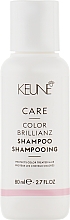 Nabłyszczający szampon do włosów farbowanych - Keune Care Color Brillianz Shampoo Travel Size — Zdjęcie N1