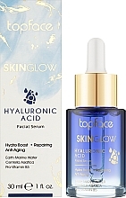Serum do twarzy z kwasem hialuronowym - TopFace Skin Glow Vegan Hyaluronic Acid Facial Serum — Zdjęcie N2