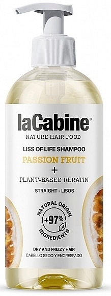 Szampon wygładzający do włosów suchych - La Cabine Nature Hair Food Liss Of Life Shampoo — Zdjęcie N1