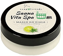 Masło do ciała Limonka z miętą - Soap&Friends Sauna Vita Spa — Zdjęcie N1
