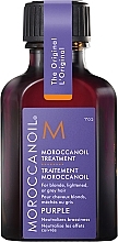 Kup Fioletowy olejek do włosów blond, rozjaśnionych lub siwych - Moroccanoil Treatment Purple