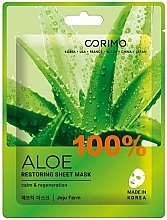 Kup Maska w płachcie do twarzy z aloesem - Corimo Aloe Restoring Sheet Mask