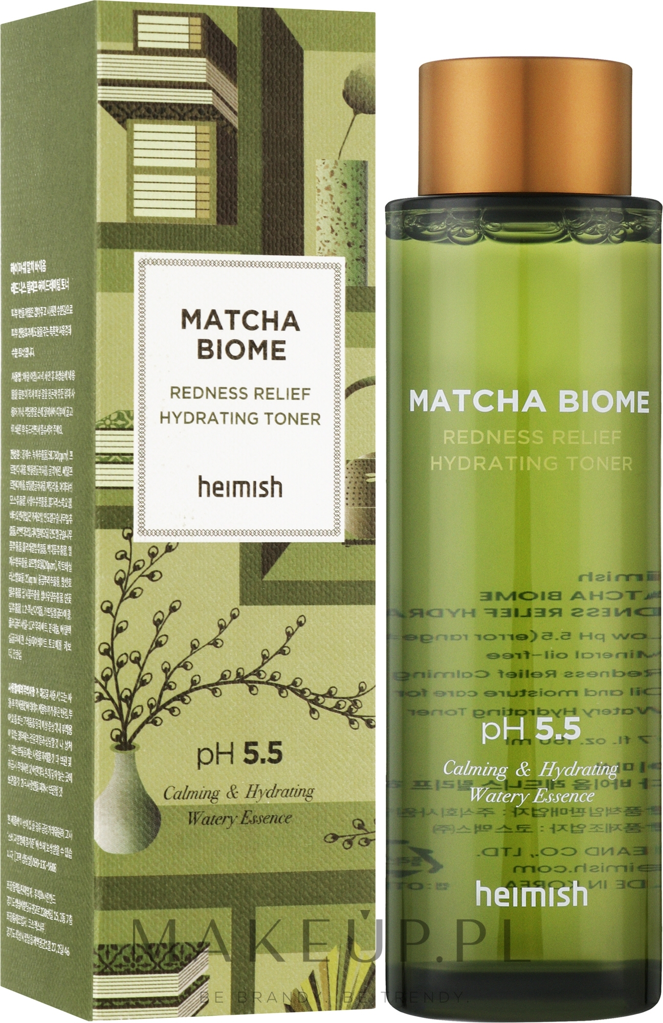 Nawilżający tonik do twarzy - Heimish Matcha Biome Redness Relief Hydrating Toner — Zdjęcie 150 ml