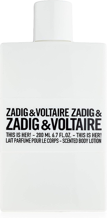 Zadig & Voltaire This Is Her - Perfumowane mleczko do ciała — Zdjęcie N1