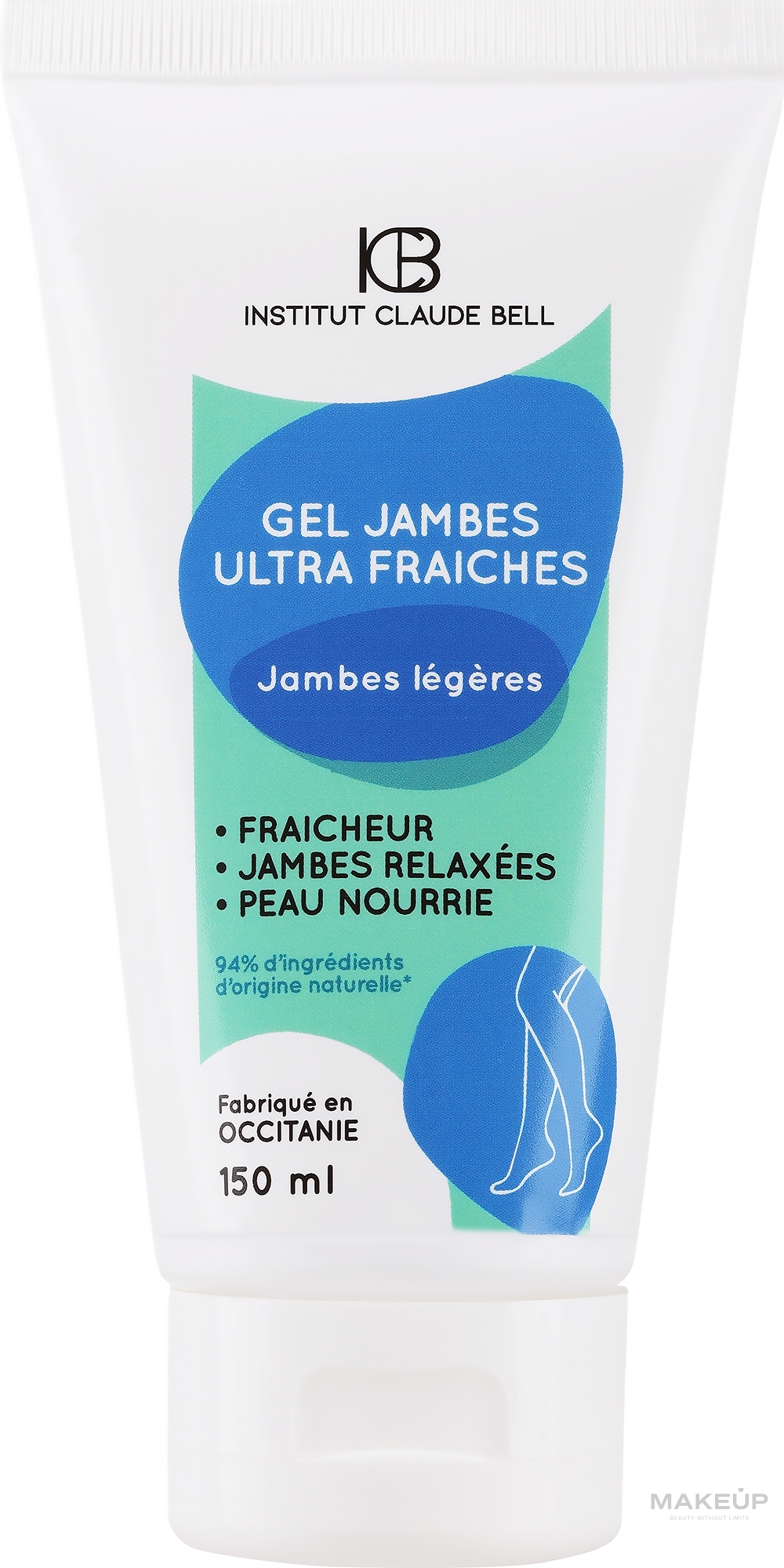 Łagodzący żel do stóp - Institut Claude Bell Ultra Fresh Legs Gel — Zdjęcie 150 ml